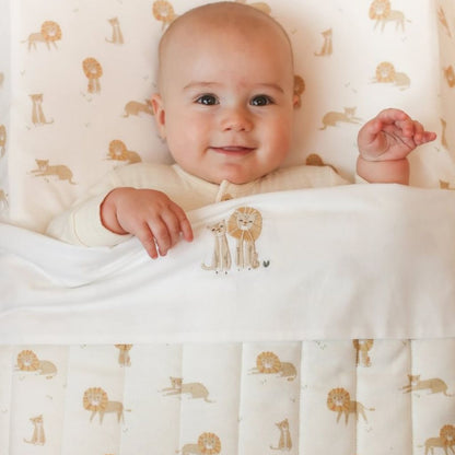 Little Dutch Deken Voor Wieg Safari Leo Geel B 75 x L 100 cm