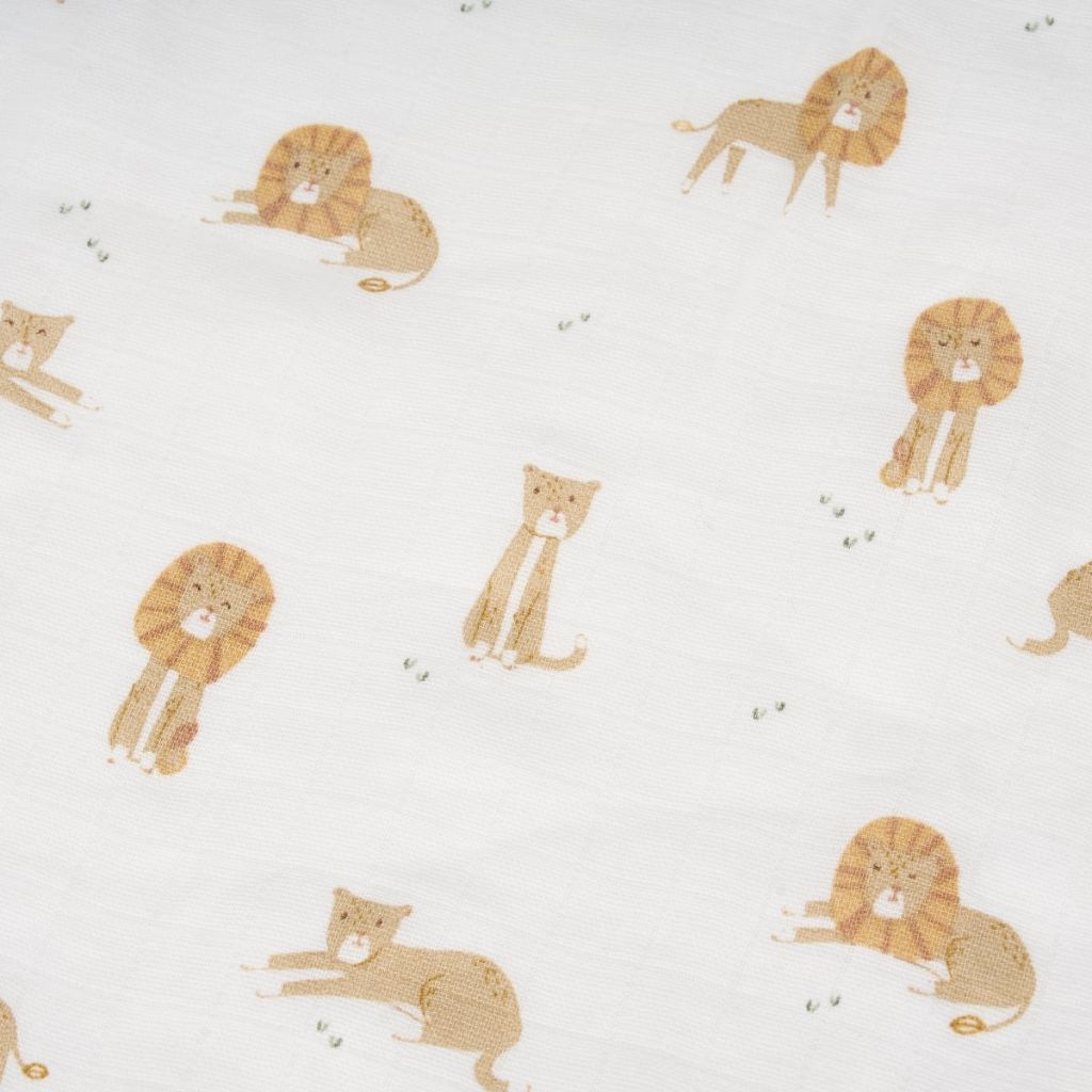 Little Dutch Hoeslaken Voor Wieg Safari Leo Multi B 40 x L 80 cm