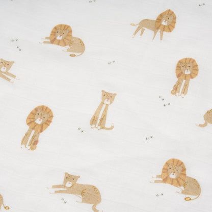 Little Dutch Hoeslaken Voor Bed Safari Leo Multi B 60 x L 120 cm