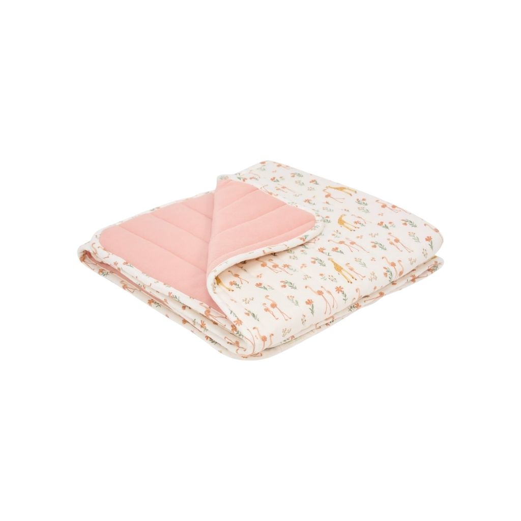 Little Dutch Deken Voor Wieg Blooming Safari Roze B 70 x L 100 cm