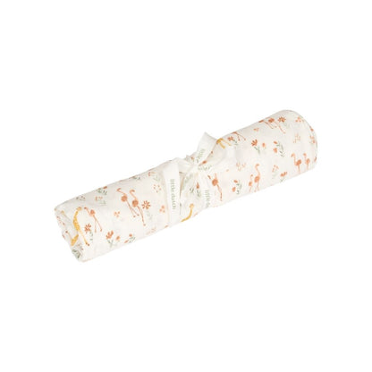 Little Dutch Swaddle Doek Hydrofiel Blooming Safari Multi 120 x 120 cm