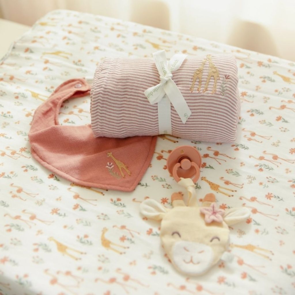 Little Dutch Geschenkset Safari Friends Blooming Safari Roze