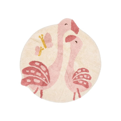 Little Dutch Vloerkleed Flamingo Blooming Safari Roze