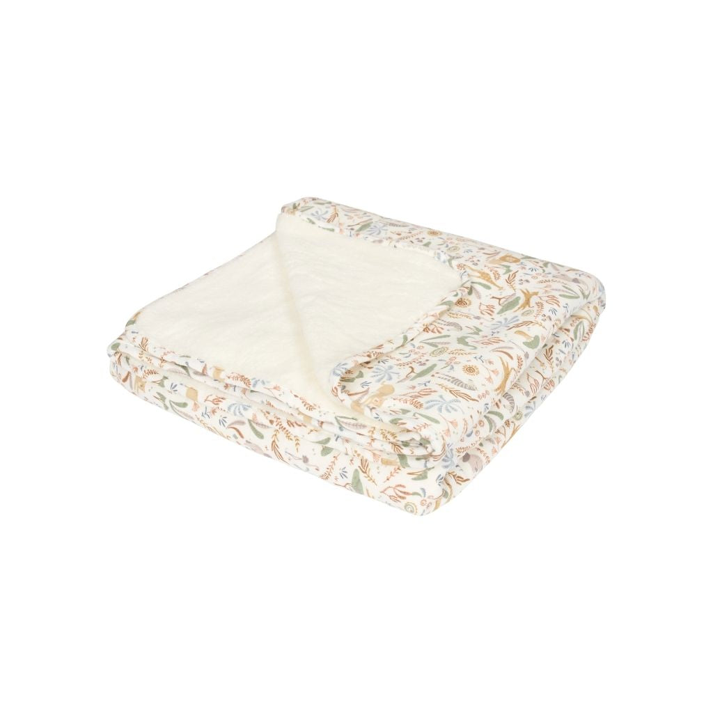 Little Dutch Deken Voor Wieg Fleece Safari Wonders Multi B 70 x L 100 cm