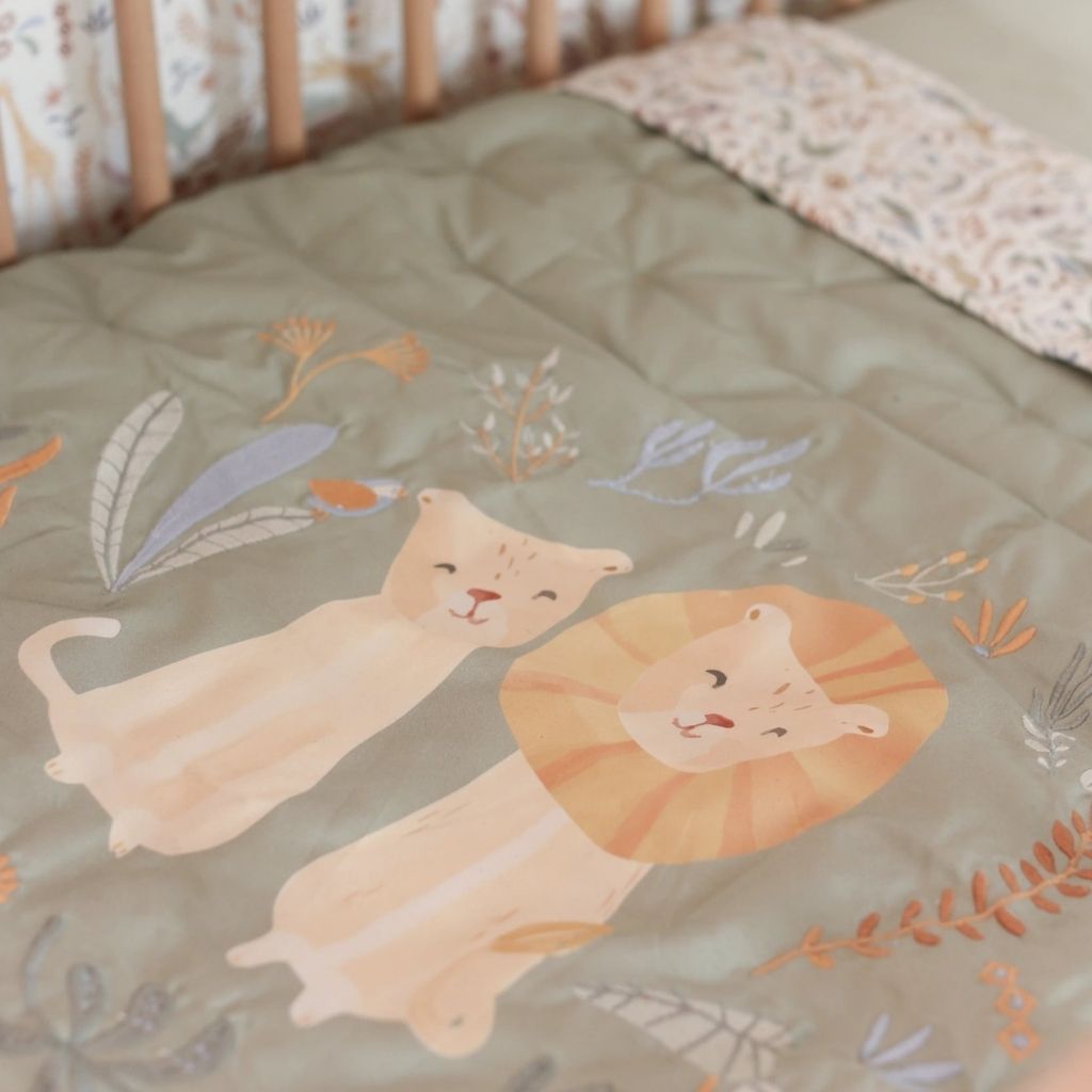 Little Dutch Deken Voor Bed Safari Wonders Groen B 110 x L 140 cm