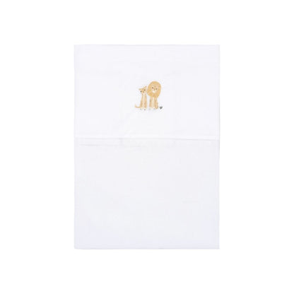 Little Dutch Laken Voor Wieg Leeuw Safari Wonders Wit B 70 x L 100 cm