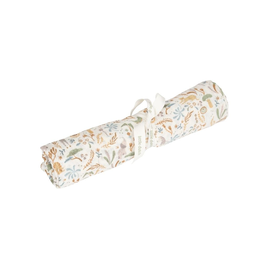 Little Dutch Swaddle Doek Hydrofiel Safari Wonders Multi 120 x 120 cm