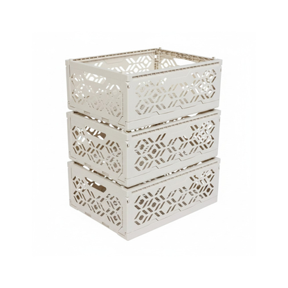Dreambee Plooibox Essentials Mini 16,1 x 23,8 x 10 cm Grijs – 3 Stuks