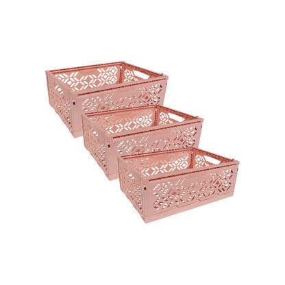 Dreambee Plooibox Essentials Midi Midroze - 3 Stuks