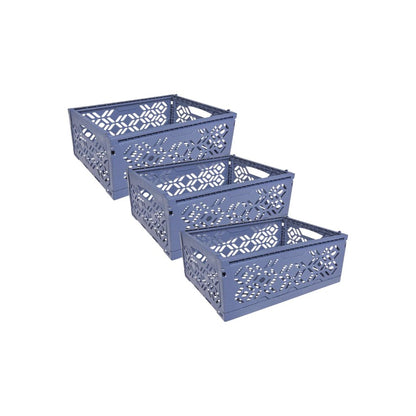 Dreambee Plooibox Essentials Mini Donker Grijsblauw – 3 Stuks