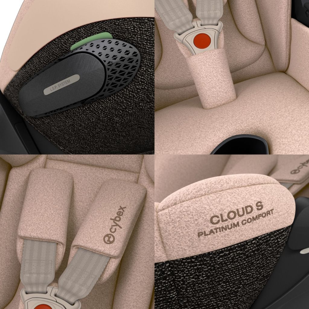 Cybex Draagbare Autostoel Cloud S Groep 0+ Cozy Beige