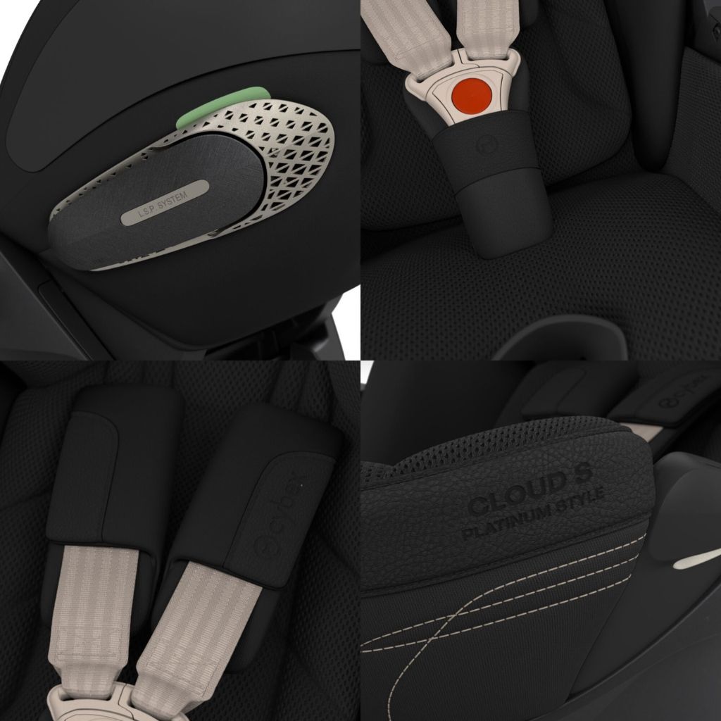 Cybex Siège-auto Portable Cloud S Style Groupe 0+ Sepia Black