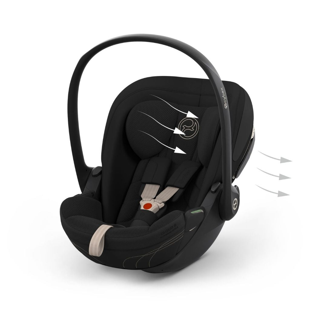 Cybex Siège-auto Portable Cloud S Style Groupe 0+ Sepia Black