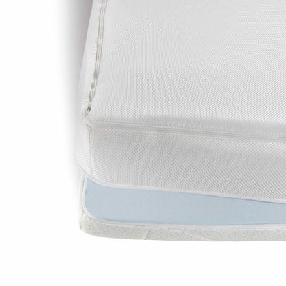 ZZZOO Matelas Pour Lit De Bébé Koala Avec Surmatelas Airgosafe Lg 70 x L 140 cm Blanc 