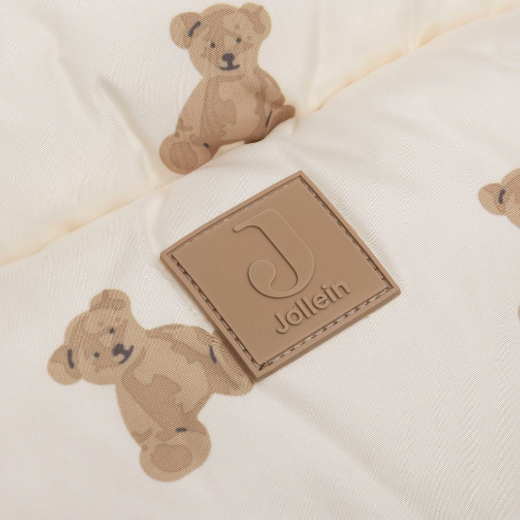 Jollein Voetenzak Voor Draagbare Autostoel Groep 0+ Puffed Mini Teddy Bear Multi