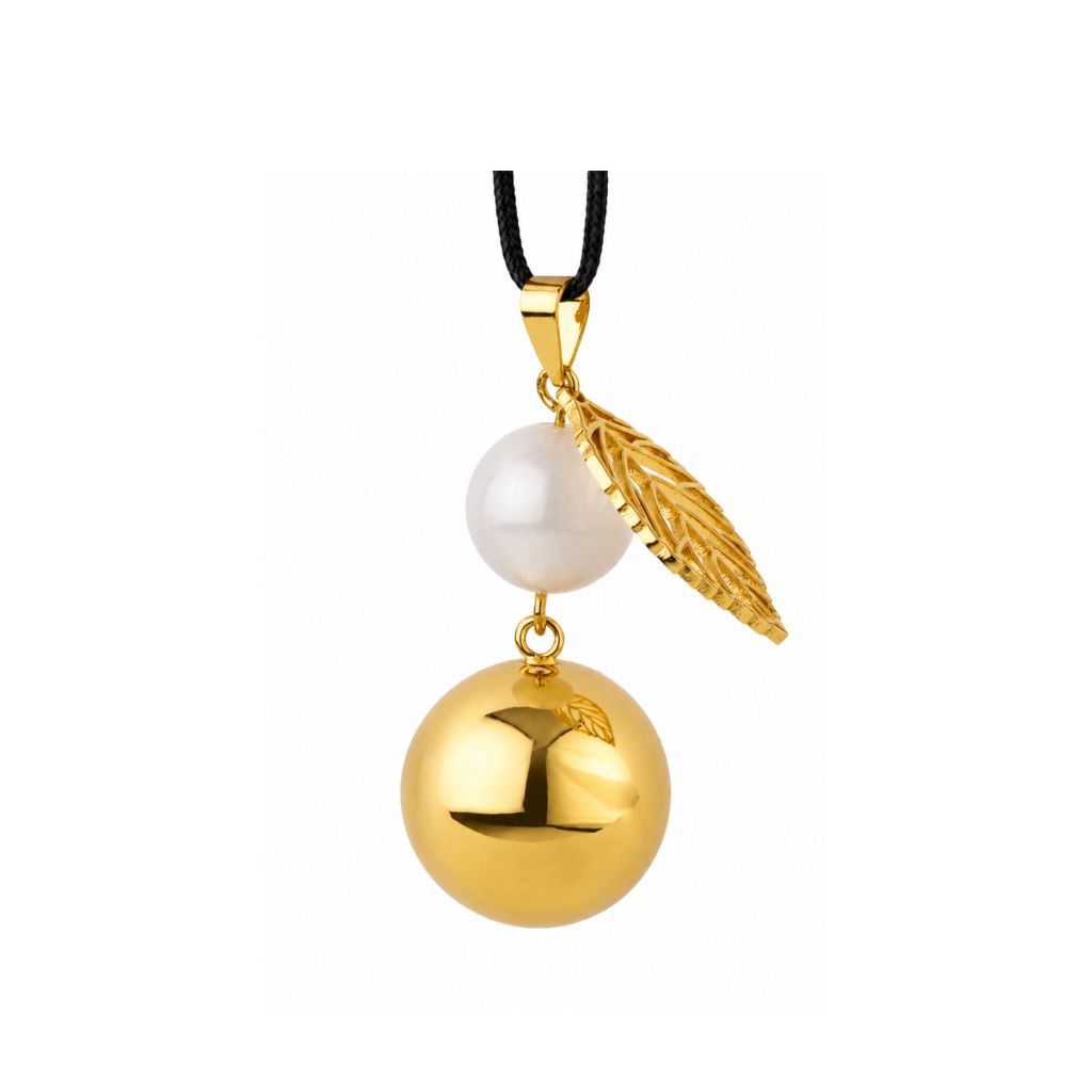 Bola De Grossesse Pearl Leaf Gold