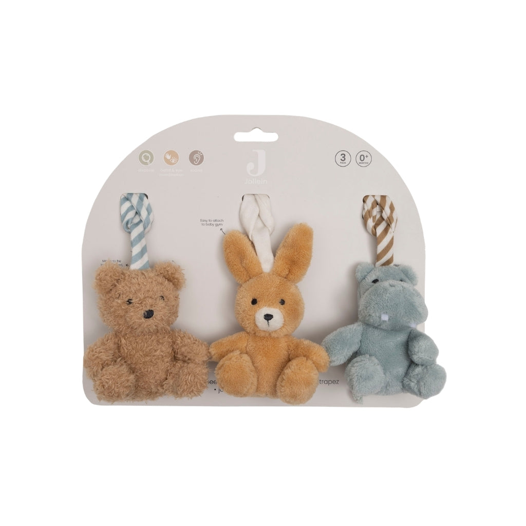 Jollein Jouet à Suspendre Jollies Multi – 3 Pièces  