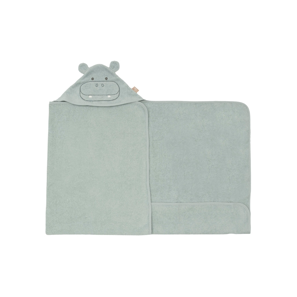 Jollein Cape De Bain Hippo Happy Multi 70 x 130 cm