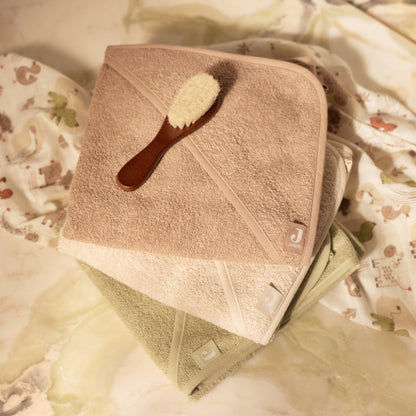 Jollein Badcape Milky Coffee 75 x 75 cm