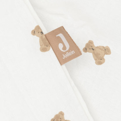 Jollein Dekbedovertrek Met Sloop Mini Teddy Bear Multi B 100 x L 140 cm