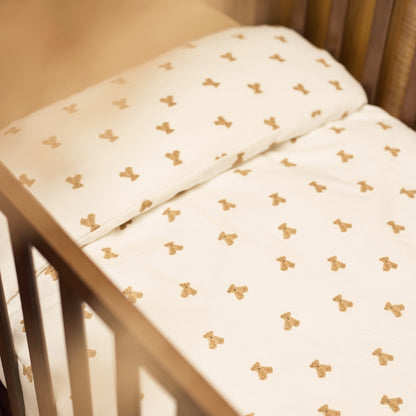 Jollein Dekbedovertrek Met Sloop Mini Teddy Bear Multi B 100 x L 140 cm