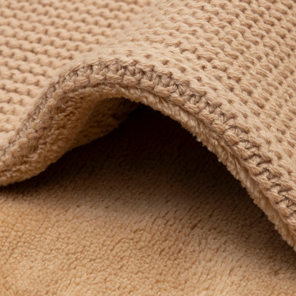 Jollein Deken Voor Wieg Fleece Basic Knit Hazel B 75 x L 100 cm
