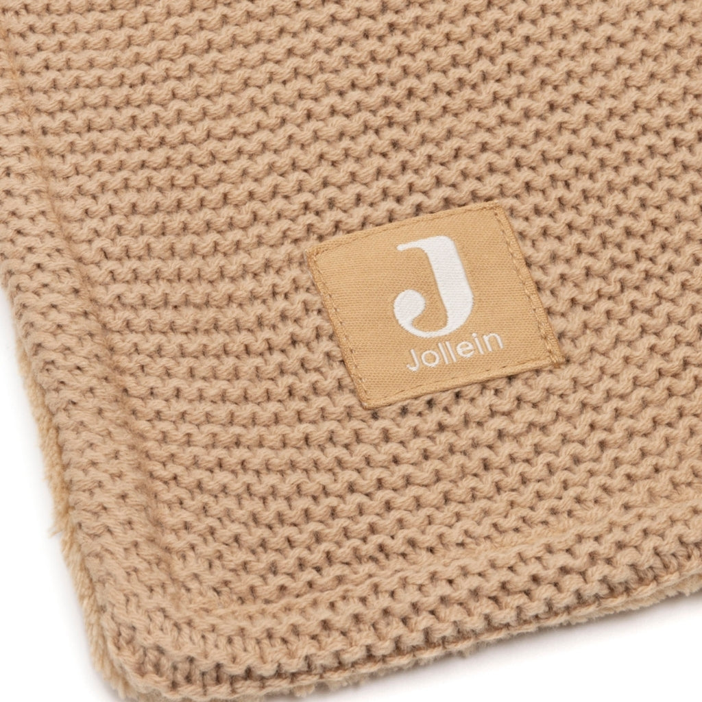 Jollein Deken Voor Wieg Fleece Basic Knit Hazel B 75 x L 100 cm