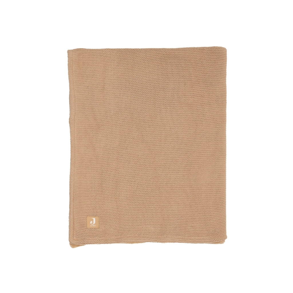 Jollein Deken Voor Wieg Fleece Basic Knit Hazel B 75 x L 100 cm