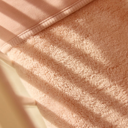 Jollein Deken Voor Wieg Basic Sherpa / Jersey Silk Rose B 75 x L 100 cm