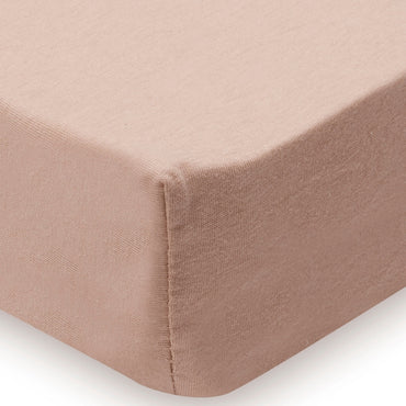 Jollein Hoeslaken Voor Wieg Jersey Light Terra / Oatmeal  B 40 / 50 x L 80 / 90 cm – 2 Stuks