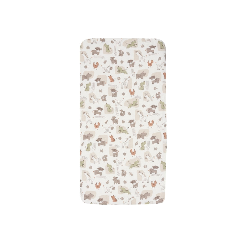 Jollein Drap-housse Pour Lit Jersey Barn Buddies Multi Lg 60 x L 120 cm