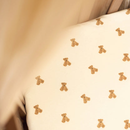 Jollein Drap-housse Pour Lit Jersey Mini Teddy Bear Multi Lg 60 x L 120 cm