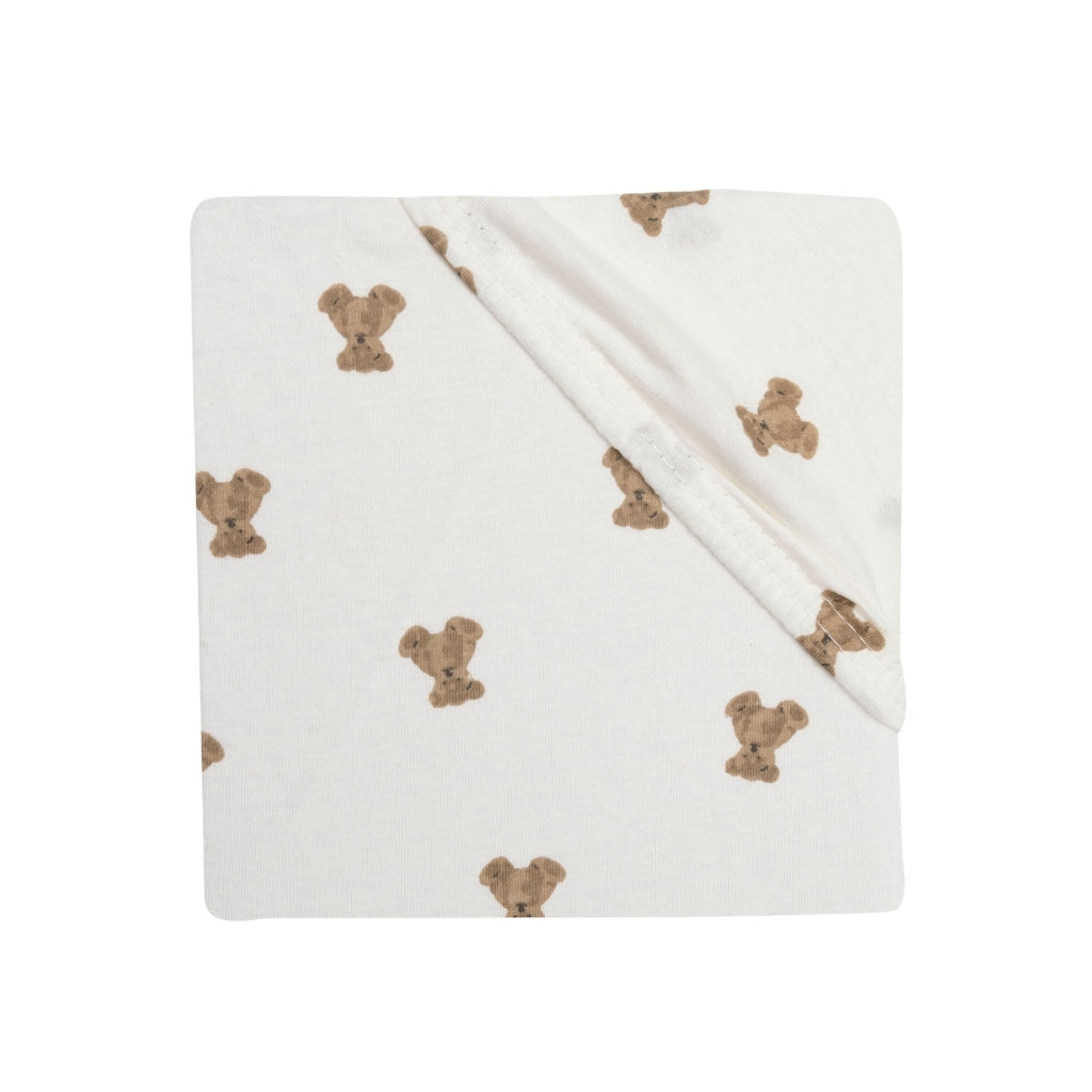 Jollein Drap-housse Pour Lit Jersey Mini Teddy Bear Multi Lg 60 x L 120 cm