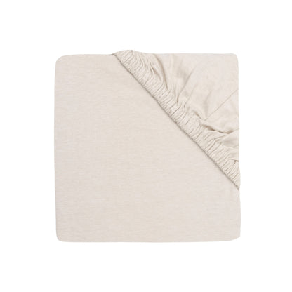 Jollein Drap-housse Pour Parc Jersey Sand Lg 75 x L 95 cm