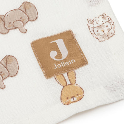 Jollein Tetradoek Jollies Multi B 115 x L 115 cm – 2 Stuks