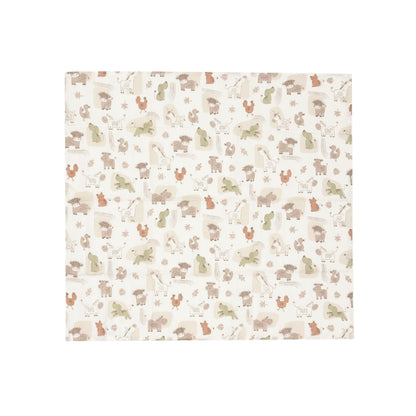 Jollein Tetradoek Barn Buddies Multi B 70 x L 70 cm – 3 Stuks