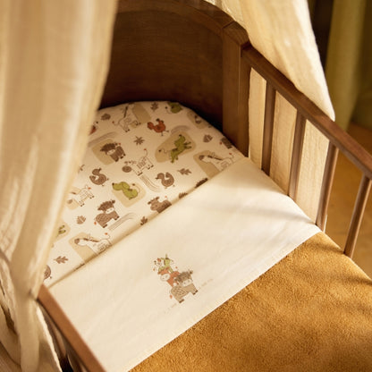 Jollein Drap Pour Lit Barn Buddies Multi B 120 x L 150 cm