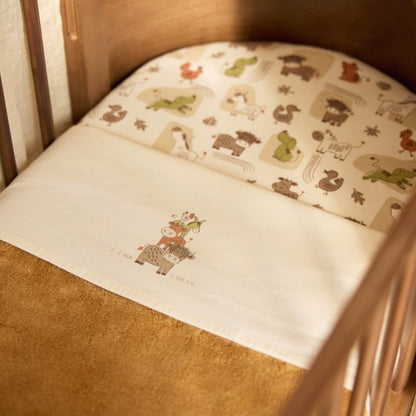 Jollein Drap Pour Lit Barn Buddies Multi B 120 x L 150 cm