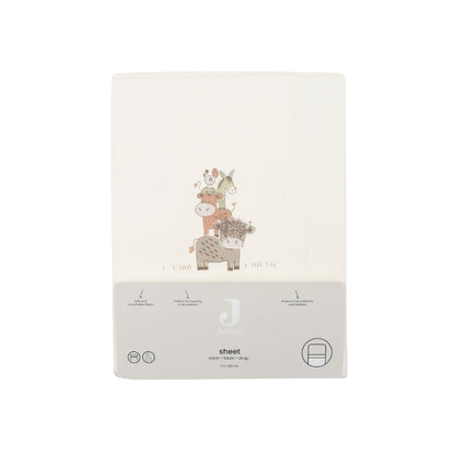 Jollein Laken Voor Wieg Barn Buddies Multi B 75 x L 100 cm