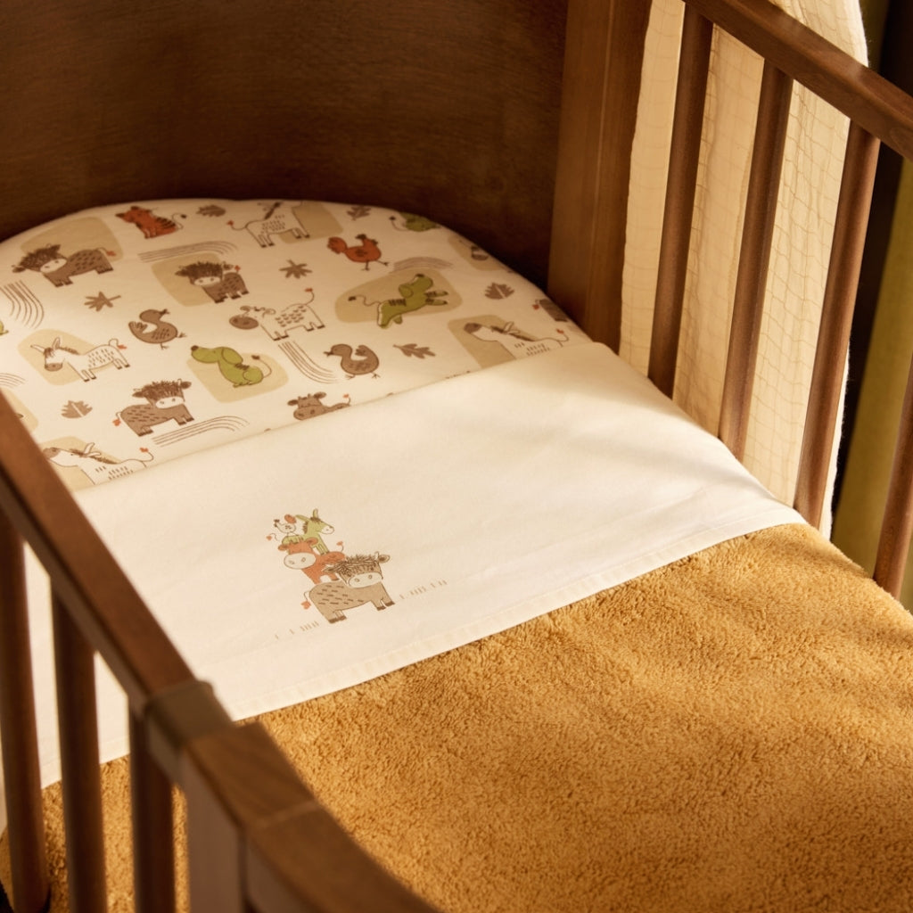 Jollein Laken Voor Wieg Barn Buddies Multi B 75 x L 100 cm