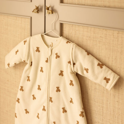 Jollein Sac De Couchage d'hiver Mini Teddy Bear Little Waffle TOG 2,5 - 3,5 Multi 60 cm