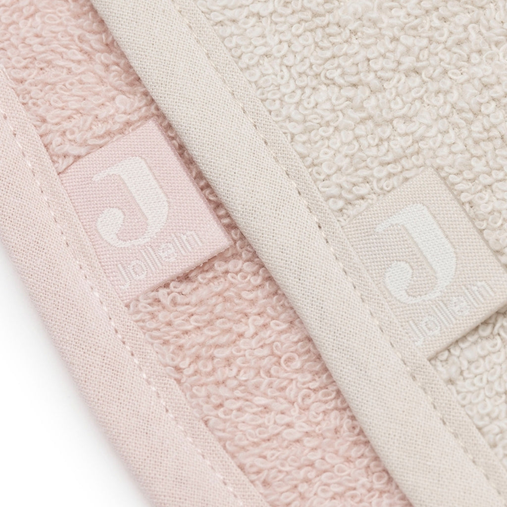 Jollein Bavoir En Tissu éponge Silk Rose / Sand – 2 Pièces