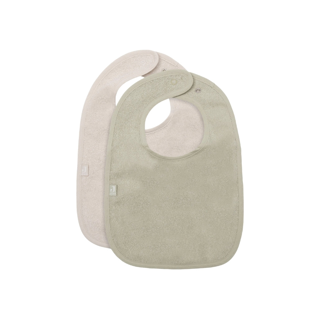 Jollein Bavoir En Tissu éponge Soft Matcha / Sand – 2 Pièces
 