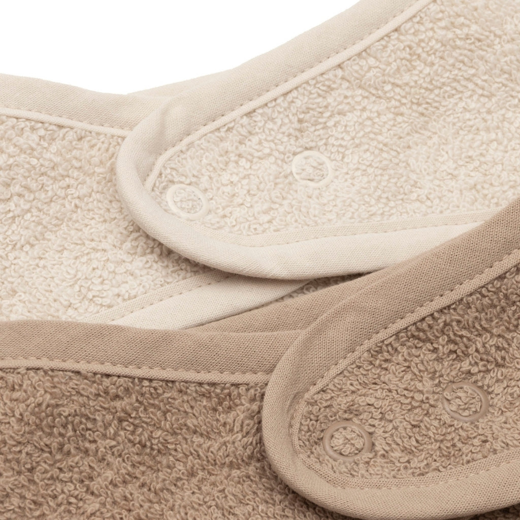 Jollein Bavor Bandana Sand / Milky Coffee – 2 Pièces