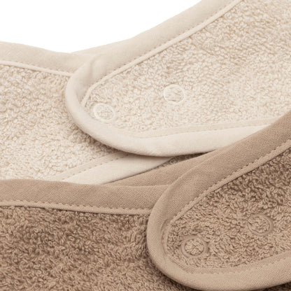 Jollein Bavor Bandana Sand / Milky Coffee – 2 Pièces