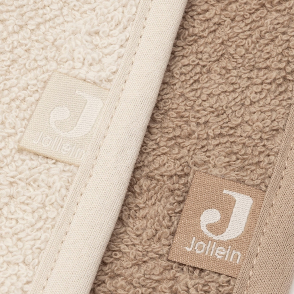 Jollein Bavor Bandana Sand / Milky Coffee – 2 Pièces