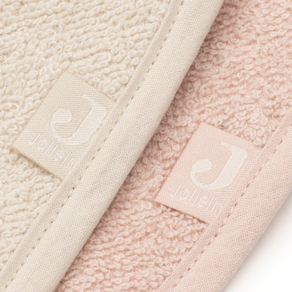 Jollein Bavoir Bandana Silk Rose / Sand – 2 Pièces