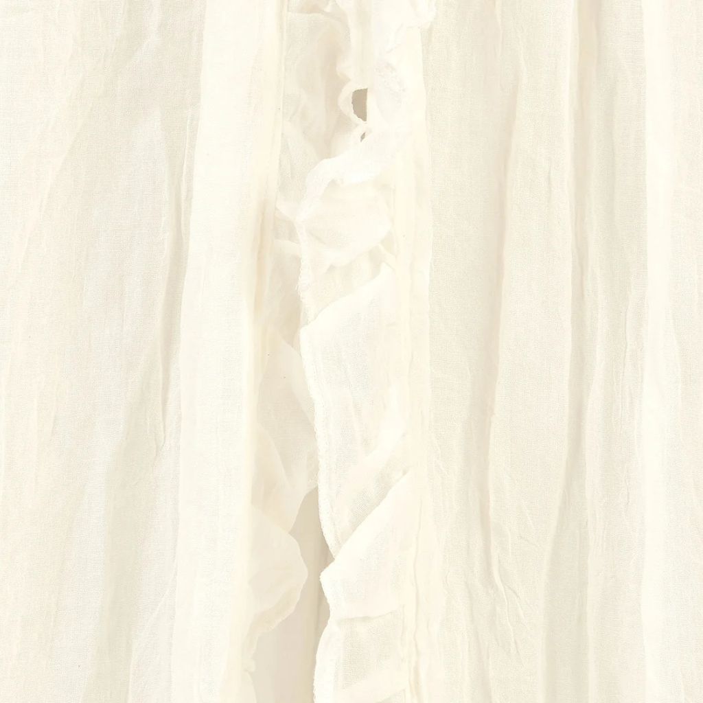 Jollein Voile Vintage Ruffle Ivory 155 cm