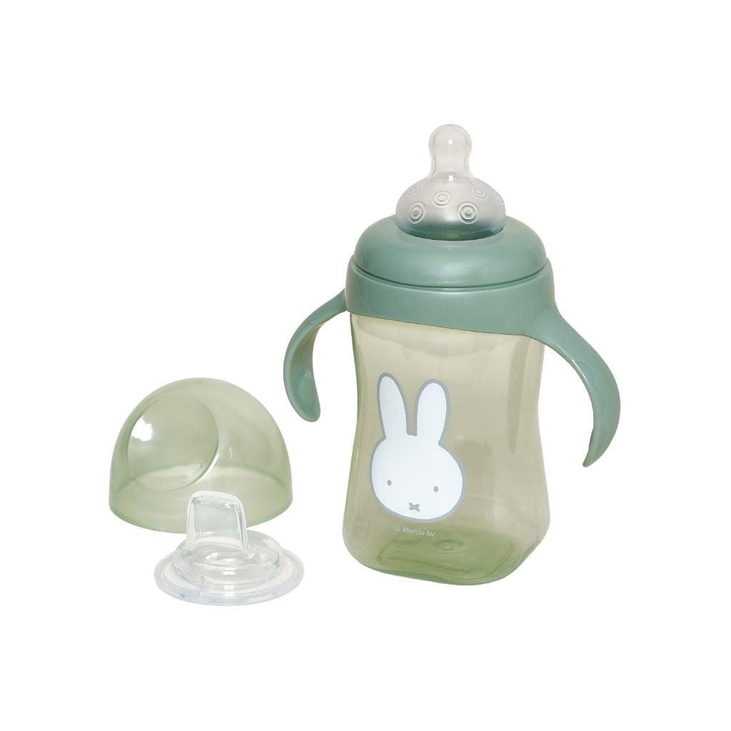 Koko 2-en-1 Gobelet d'apprentissage 300 ml Miffy Green