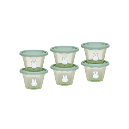 Koko Pots De Conservation De 120 ml Miffy Green – 6 Pièces